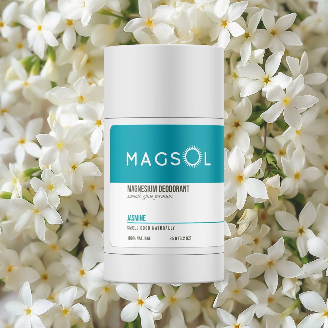 MAGSOL Jasmine Natural Deodorant - Aluminum & Baking Soda Free