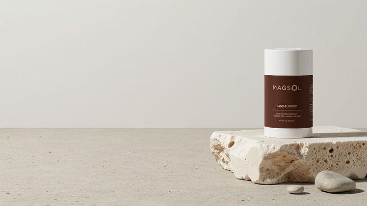 MAGSOL - Best Natural Magnesium Deodorant for Men & Women