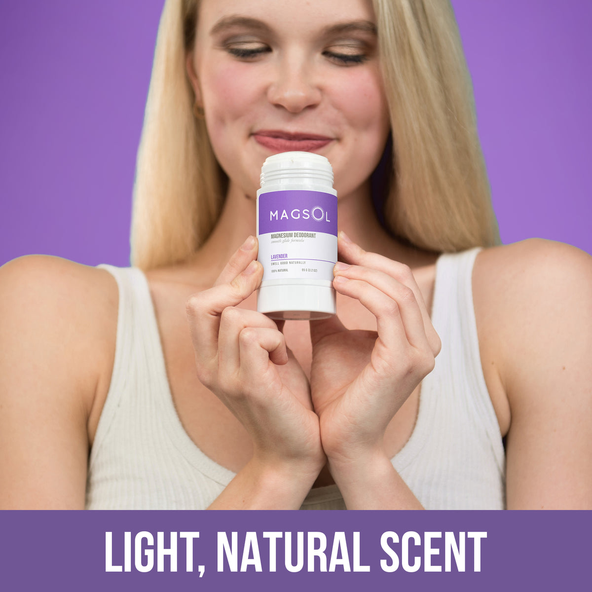 Natural deodorant for women men 3 2 oz lavender magsol